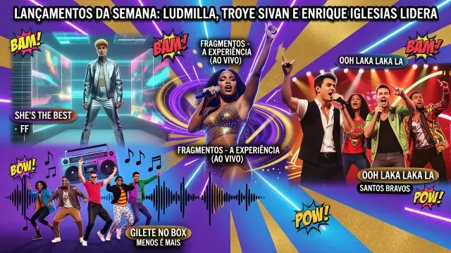 Ludmilla, Troye Sivan e Enrique Iglesias lideram semana cheia de lançamentos