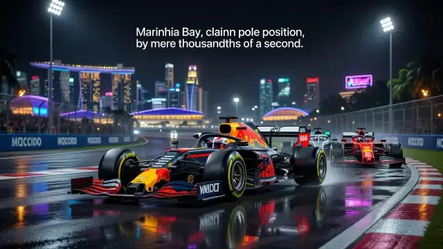 Verstappen crava a pole da Sprint em Marina Bay